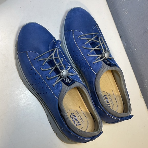 Women’s 9 M Samuel Hubbard Waxed Nubuck Sneakers “Flight” Blue - Picture 3 of 9